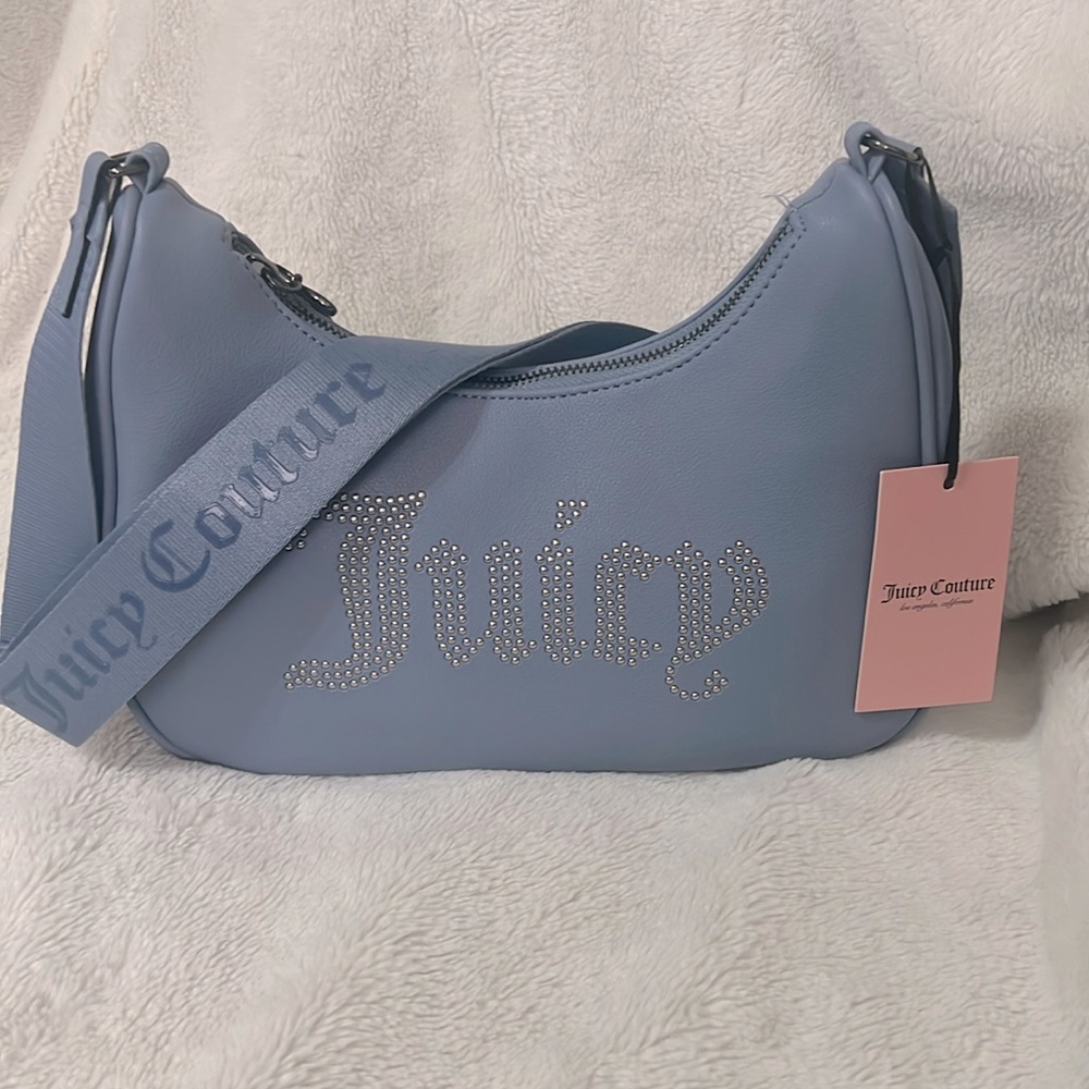 NWT Juicy couture slater blue obsession crossbody bag - Picture 3 of 10